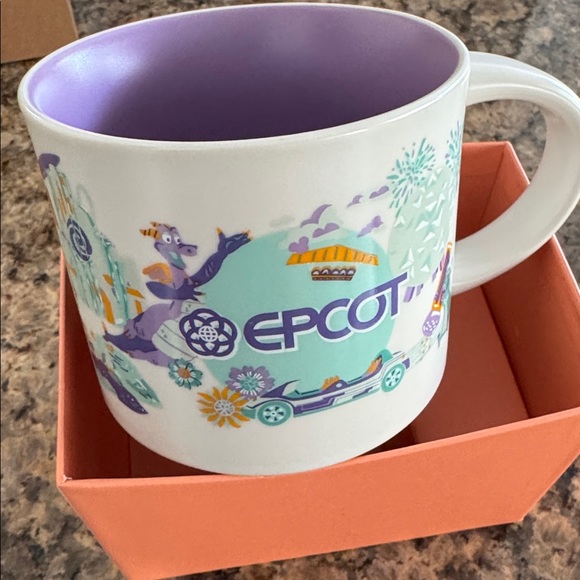 2024 Disney Parks Epcot Starbucks Mug Discovery Series 14‎ oz Coffee Cup - Picture 1 of 4